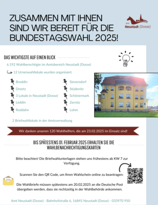 Informationsblatt zur Bundestagswahl 2025