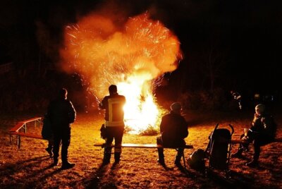 So war das Tannenbaumverbrennen 2025