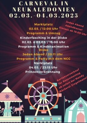 Kartenvorverkauf Rosenmontag