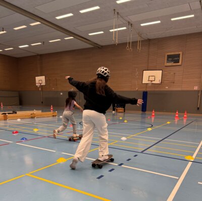 Olympische Winterspiele in der Sporthalle (Bild vergrößern)