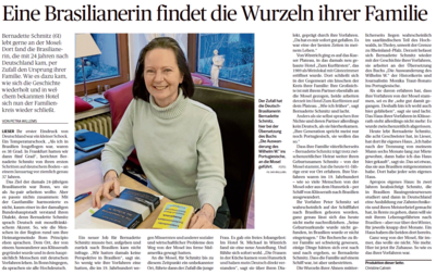 Eine Brasilianerin findet die Wurzeln ihrer Familie