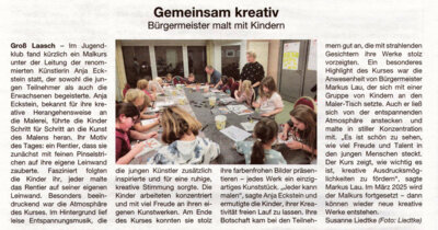 Gross Laasch - Jugendclub - Malkurs