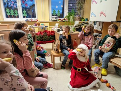 Foto zur Meldung: Nikolausaktion in der Grundschule Beuern