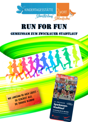 Meldung: Gemeinsam zum Stadtlauf Zwickau - RUN FOR FUN!