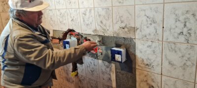 Meldung: WC-Umbau abgeschlossen !