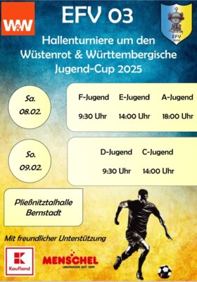 Hallenturniere um den Wüstenrot & Württembergische Jugend- Cup 2025