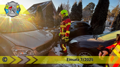 Meldung: Einsatz 7/2025 | VU PKW - PKW | Bindow Geschwister-Scholl-Straße