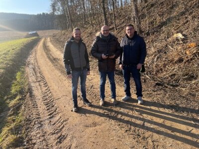 Foto zur Meldung: Sanierung des „Roter-Marterl“-Weges
