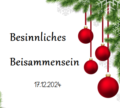 Foto zur Meldung: Besinnliches Beisammensein