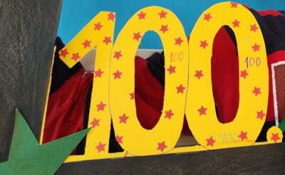 Foto zur Meldung: 100 Tage Schulkind