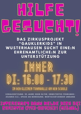 Foto zur Meldung: HILFE GESUCHT !