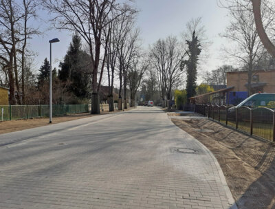 Foto zur Meldung: Verkehrsfreigabe der Winterfeldallee zwischen Großmachnower Straße und Herweghring