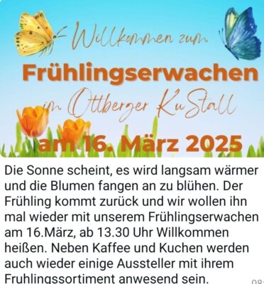 Frühlingserwachen am 16.03.2025 im KuStall (Bild vergr&ouml;&szlig;ern)