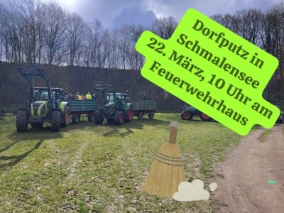 Foto zur Meldung: Am 22. März ist Dorfputz in Schmalensee