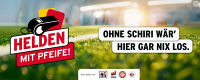 TuS Obenstrohe von 1906 e.V. nimmt teil an Radio FFN Aktion "Helden mit Pfeife - Ohne Schiri wär` hier garnichts los!