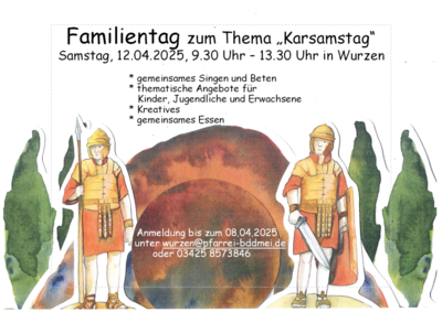 Familientag zum Thema "Karsamstag" - 12. April 2025