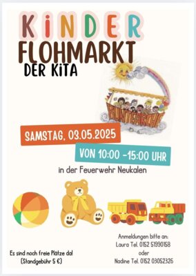 Flohmarkt der Kita in der Feuerwehr