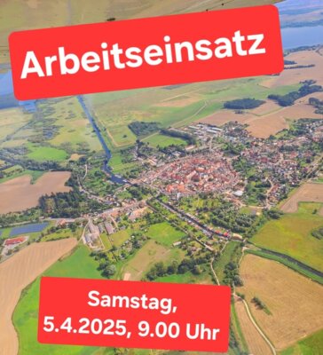 Arbeitseinsatz Peenestadt Neukalen (Bild vergr&ouml;&szlig;ern)
