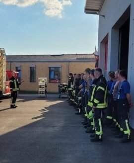 Foto zur Meldung: Ausbildung Atemschutzgeräteträger Gemeindefeuerwehr Schleife 2025