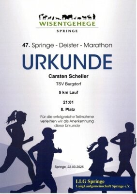 Der Springe-Deister-Marathon