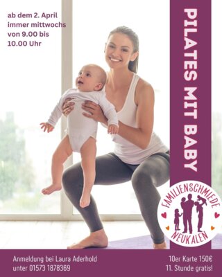 Foto zur Meldung: Pilates mit Baby in der Familienschmiede Neukalen
