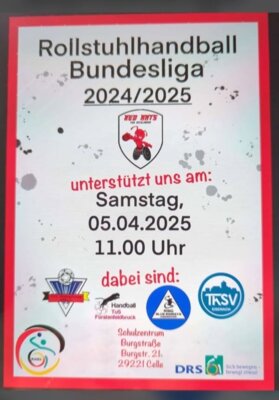 Foto zur Meldung: 2. Spieltag Rollstuhlhandball Bundesliga 2024/2025
