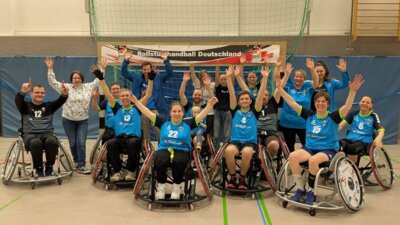 Foto zur Meldung: Start in die 1. Liga der Rollstuhlhandball Bundesliga