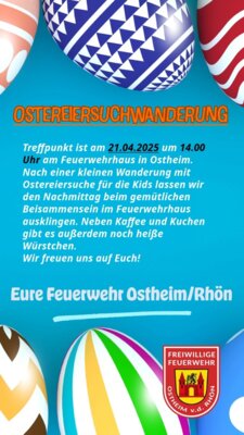 Meldung: Ostereiersuchwanderung 2025
