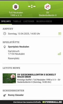 Vorschau Fußball am WE