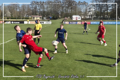 28. Spieltag BZL: FSV Bayreuth - Vorwärts Röslau 1:1 (Bild vergrößern)