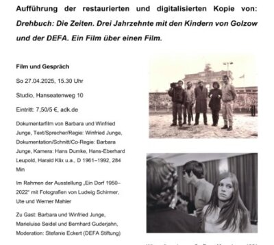 Foto zur Meldung: 27.04.2025 Akademie der Künste zeigt 