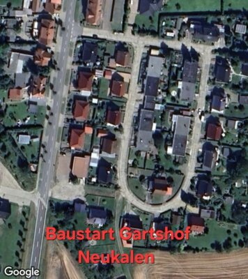 Baustart Gartshof (Bild vergr&ouml;&szlig;ern)