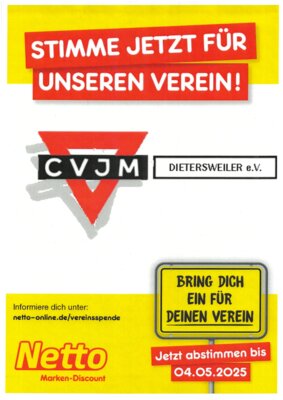 Netto Vereinsspende - Stimme abgeben für den CVJM DTW (Bild vergr&ouml;&szlig;ern)