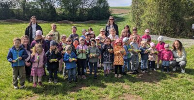 Foto zur Meldung: Osternestsuche der Frohsinn-Kinder