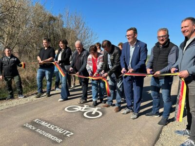Eröffnung des Radwegs Hohe Schrecke