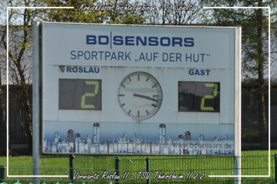 23.Spieltag KK: Vorwärts Röslau II - TSV Thiersheim II 2:2 (Bild vergr&ouml;&szlig;ern)