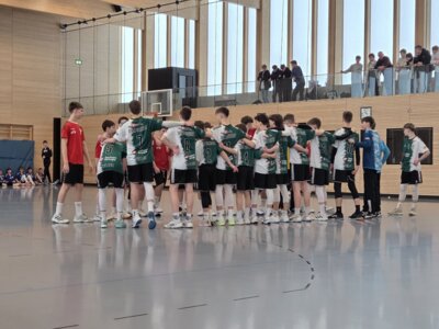 Die Jungs der 2011er LAW vor dem Spiel gegen Berlin (Bild vergrößern)