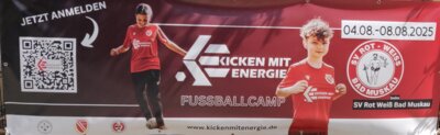 Meldung: Fussballcamp "Kicken mit Energie"