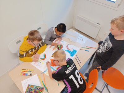 Malwettbewerb in der OGS (Bild vergrößern)