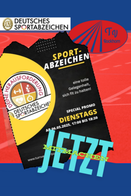 Wir starten - Sportabzeichenabnahme