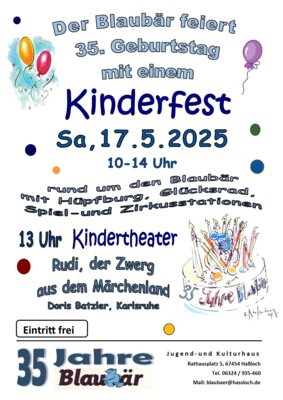 Kinderfest - 35. Jahre Blaubär