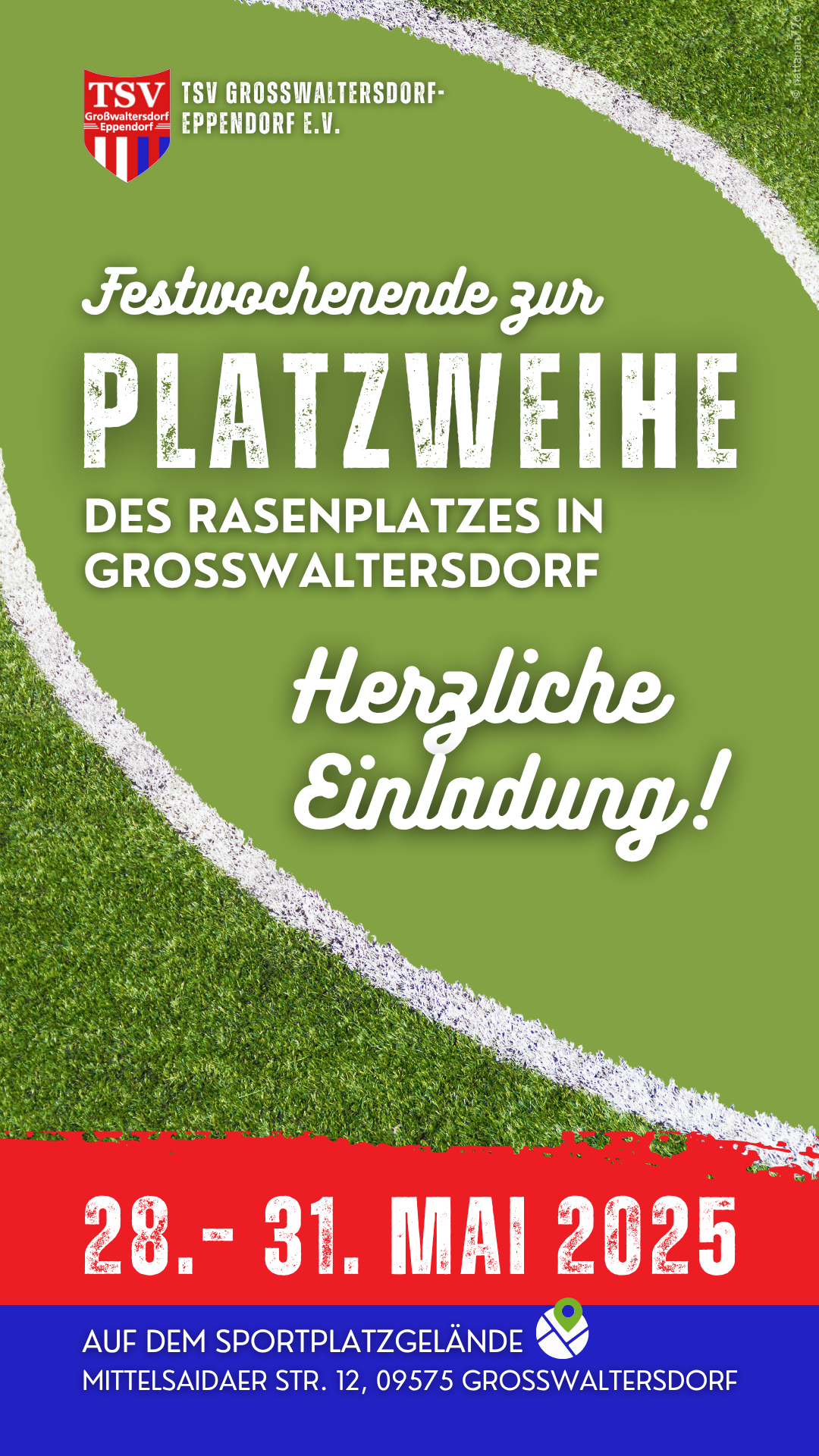 Informationen zur Platzweihe