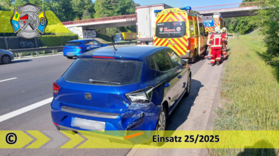 Meldung: Einsatz 25/2025 | VU PKW - PKW | BAB 10 AD Spreeau - AS Niederlehme