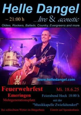 Feuerwehrfest mit Helle Dangel am 18.06.2025