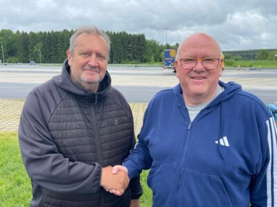 Freuen sich auf gute Zusammenarbeit: Hermann Wendel und Rüdiger Fuhrmann (Bild vergrößern)