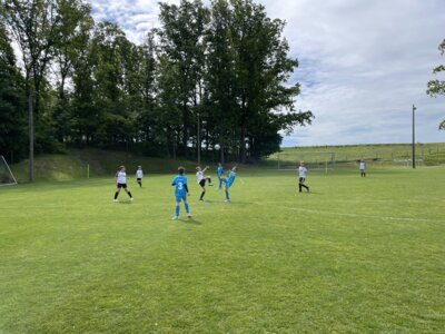 Spielszene des E-Jungend-Turniers, So., 25.05.2025, 10:00 Uhr, Ruppersdorf (Bild vergrößern)
