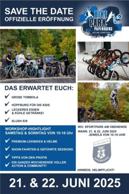 Eröffnung Bike-Park (Bild vergrößern)