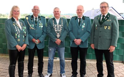 Foto zur Meldung: Bert Kehm ist Schützenkönig 2025 in Gedern