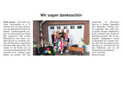 Gross Laasch - 17.04.2025 - Eierschnorren