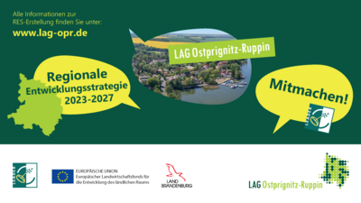 Foto zur Meldung: Nächste Chance auf Förderung: Lokale Aktionsgruppe (LAG) Ostprignitz-Ruppin lobt weitere 1,5 Mio. Euro für spannende Projekte in der Region aus